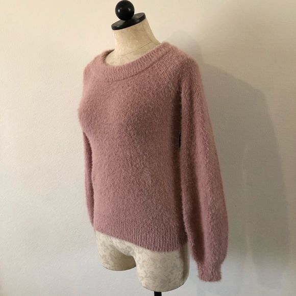 Soft fuzzy pink knit sweater new with tags - Picture 4 of 8